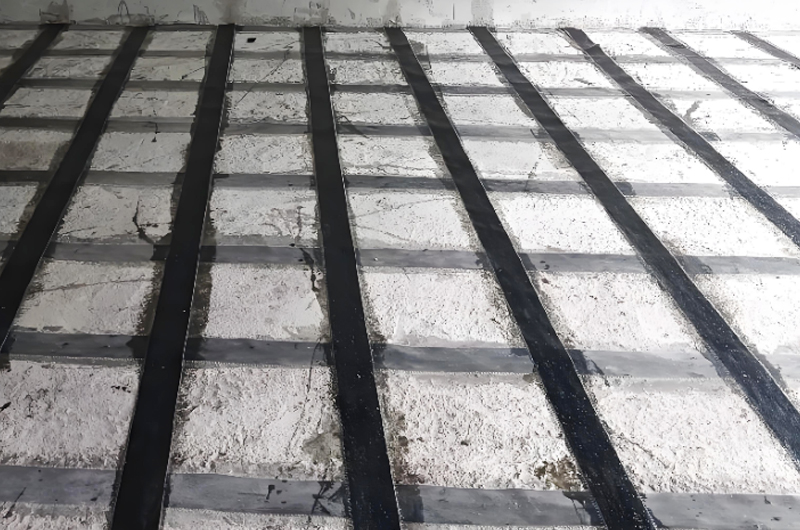 樓板碳纖維布加固法