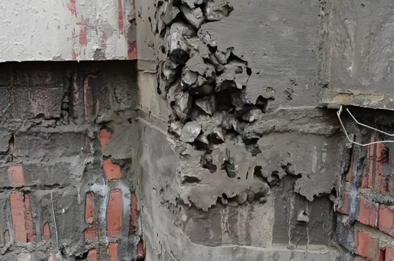 自建房框架柱露筋銹蝕，如何加固修復?